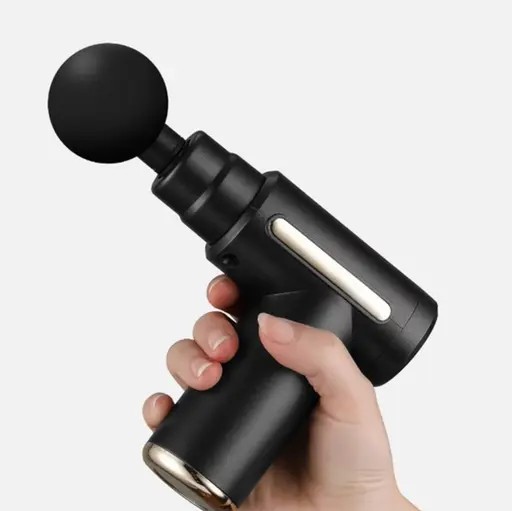 Massager Gun With Digital Display, 4 Heads, 6 Speed, Rechargeable Handheld Percussion Muscle Massager